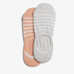Discount 2 Pack Striped Liner Light Grey Women Accessories