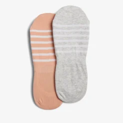 Discount 2 Pack Striped Liner Light Grey Women Accessories