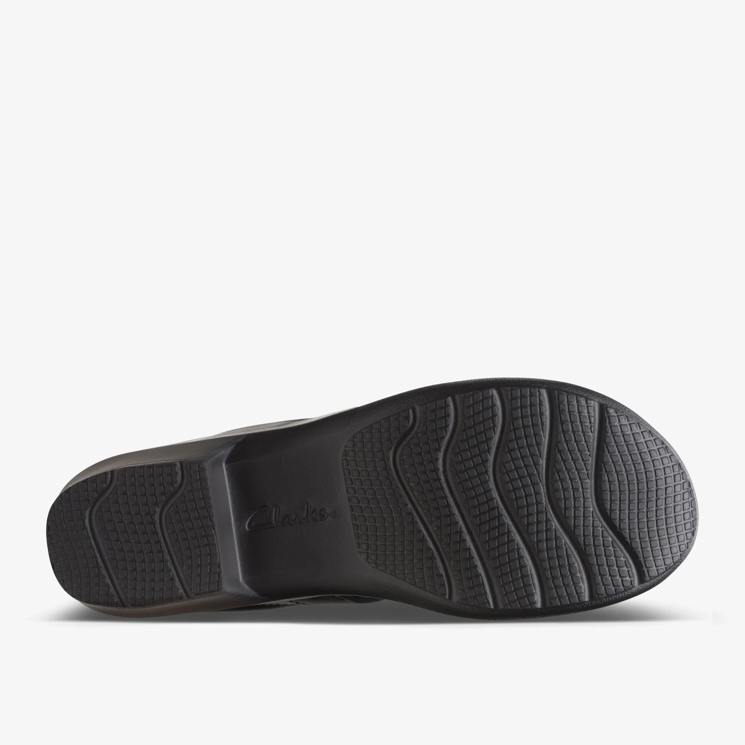 Hot Angie Mist Black Leather Women Clogs & Mules