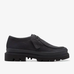 Outlet Badell Seam Black Nubuck Casual Dress Shoes
