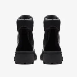 Sale Calla Zip Black Crinkle Patent Women Boots & Booties