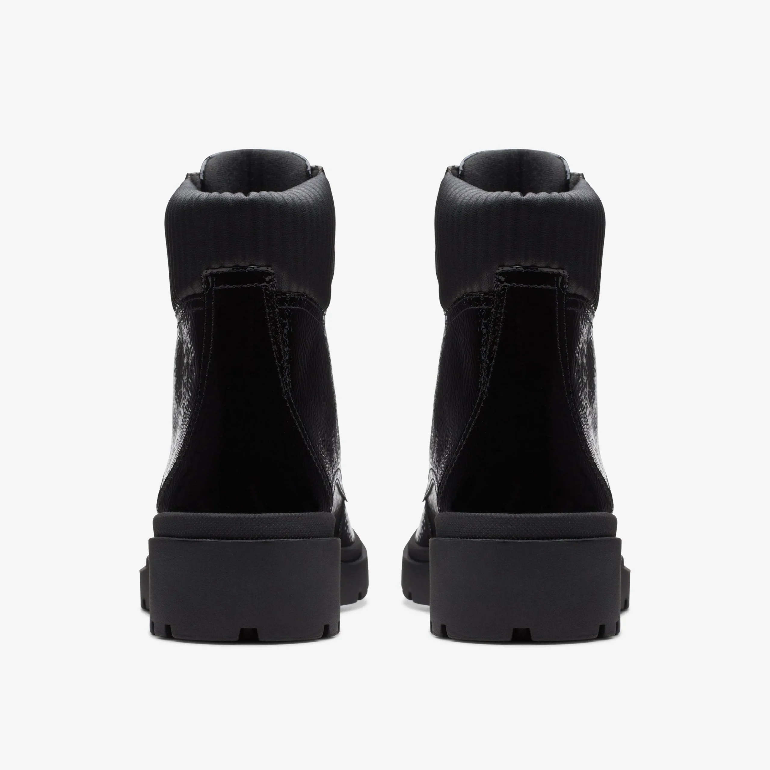 Sale Calla Zip Black Crinkle Patent Women Boots & Booties