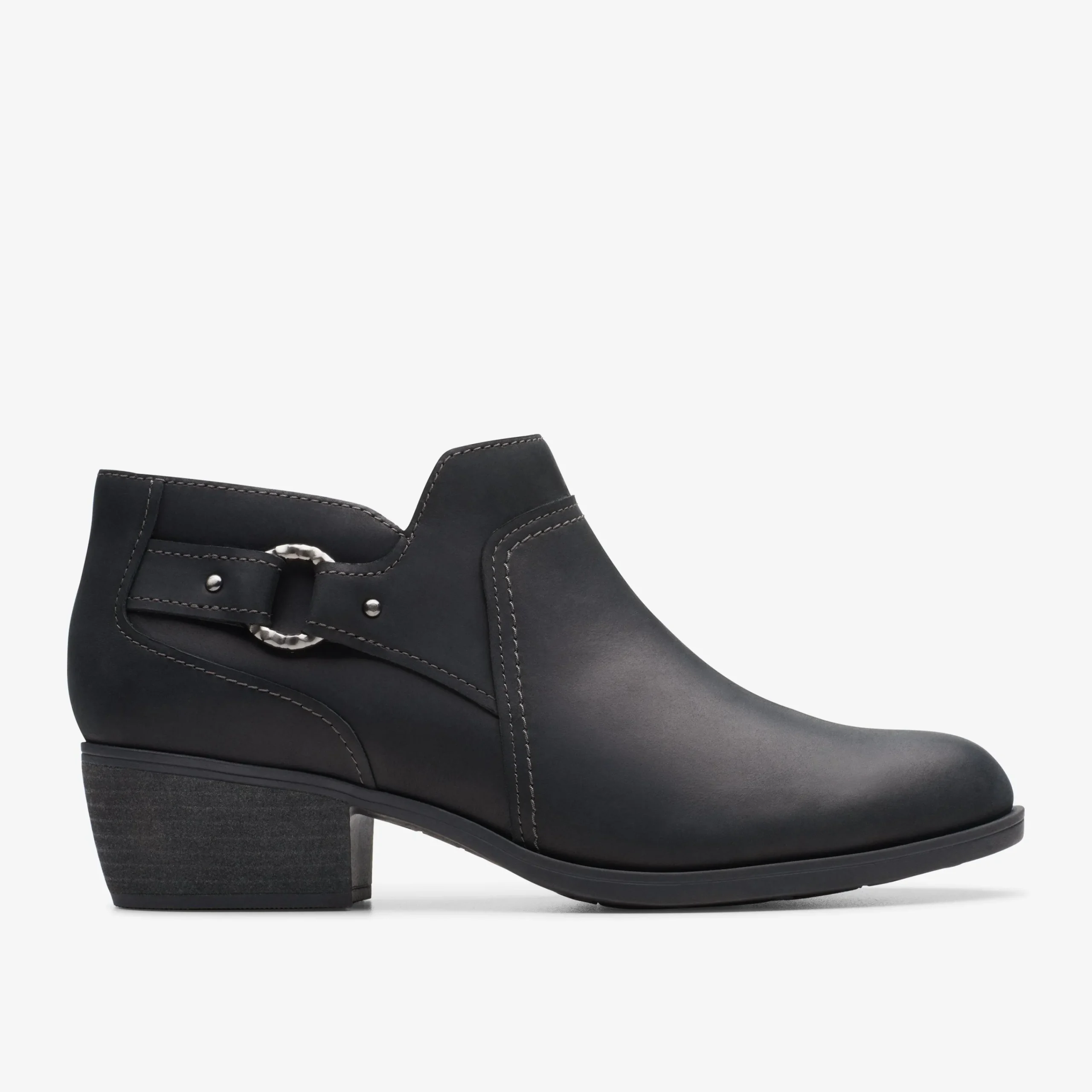 Best Charlten Grace Black Oily Leather Women Boots & Booties