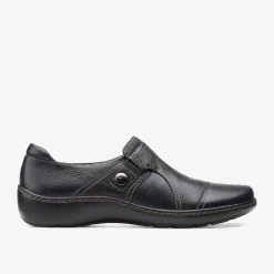 Hot Cora Poppy Black Tumbled Women Slip-Ons|Clogs & Mules