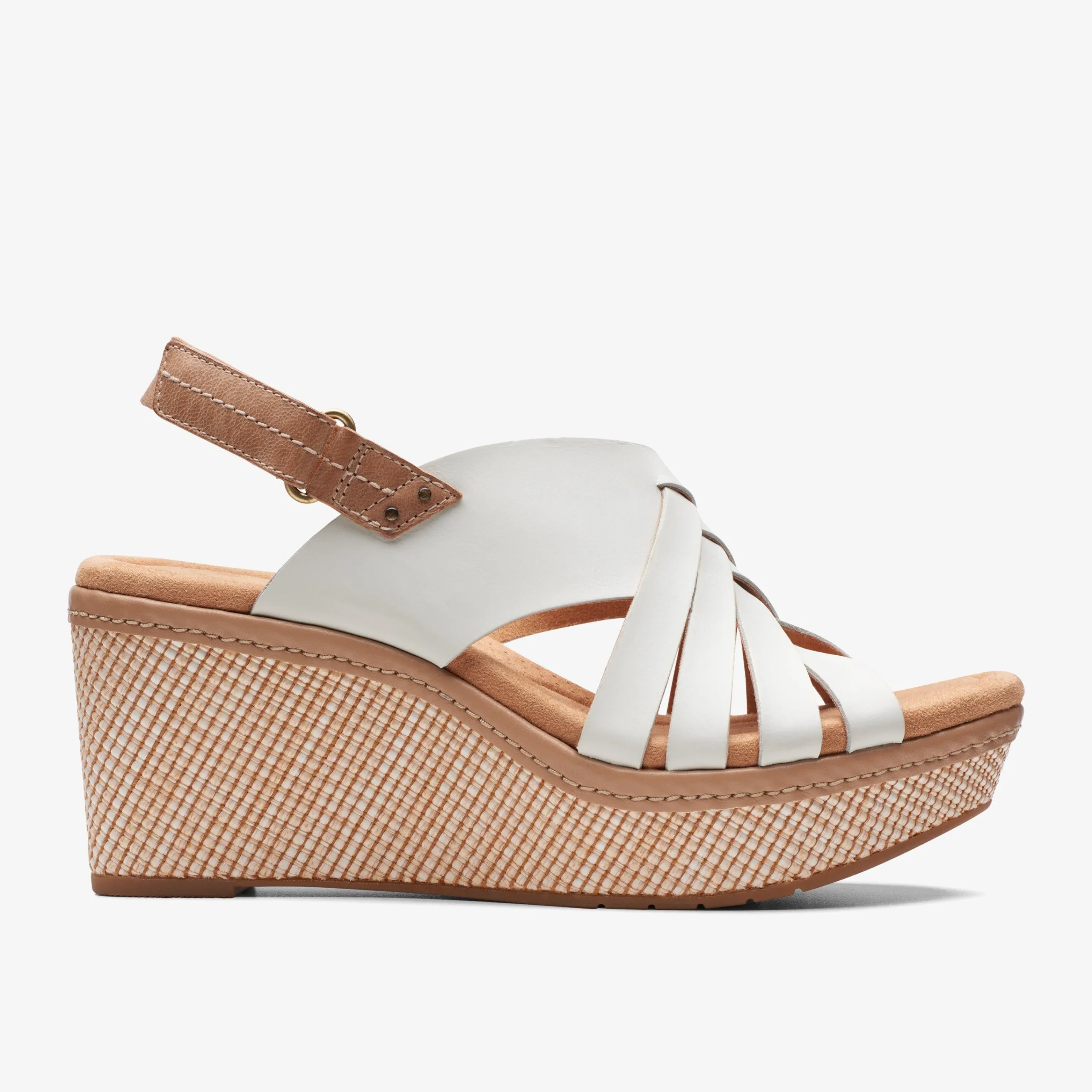 Outlet Elleri Grace White Leather Women Sandal Preview|Sandals & Flip Flops