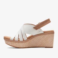 Outlet Elleri Grace White Leather Women Sandal Preview|Sandals & Flip Flops