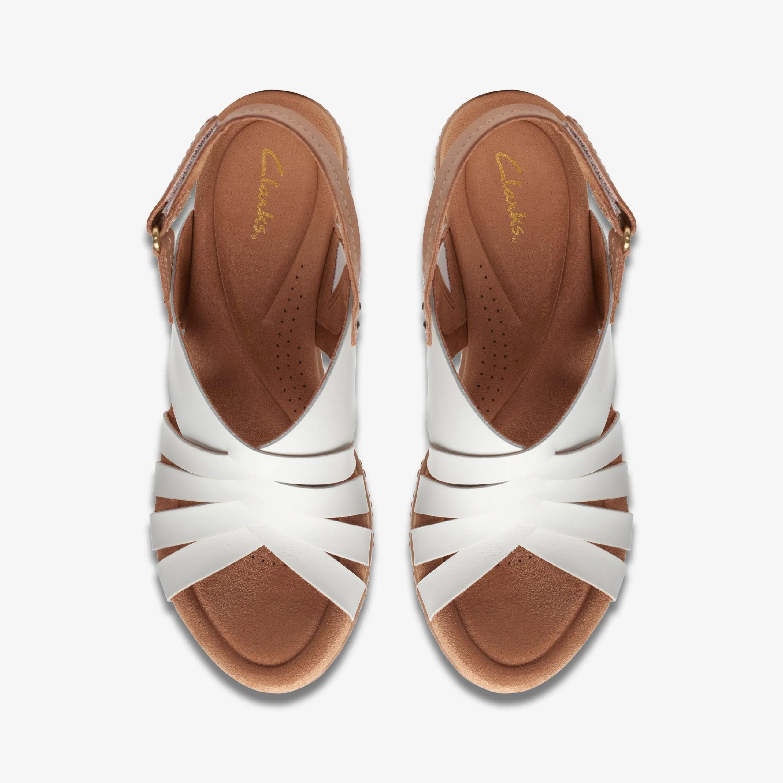 Outlet Elleri Grace White Leather Women Sandal Preview|Sandals & Flip Flops