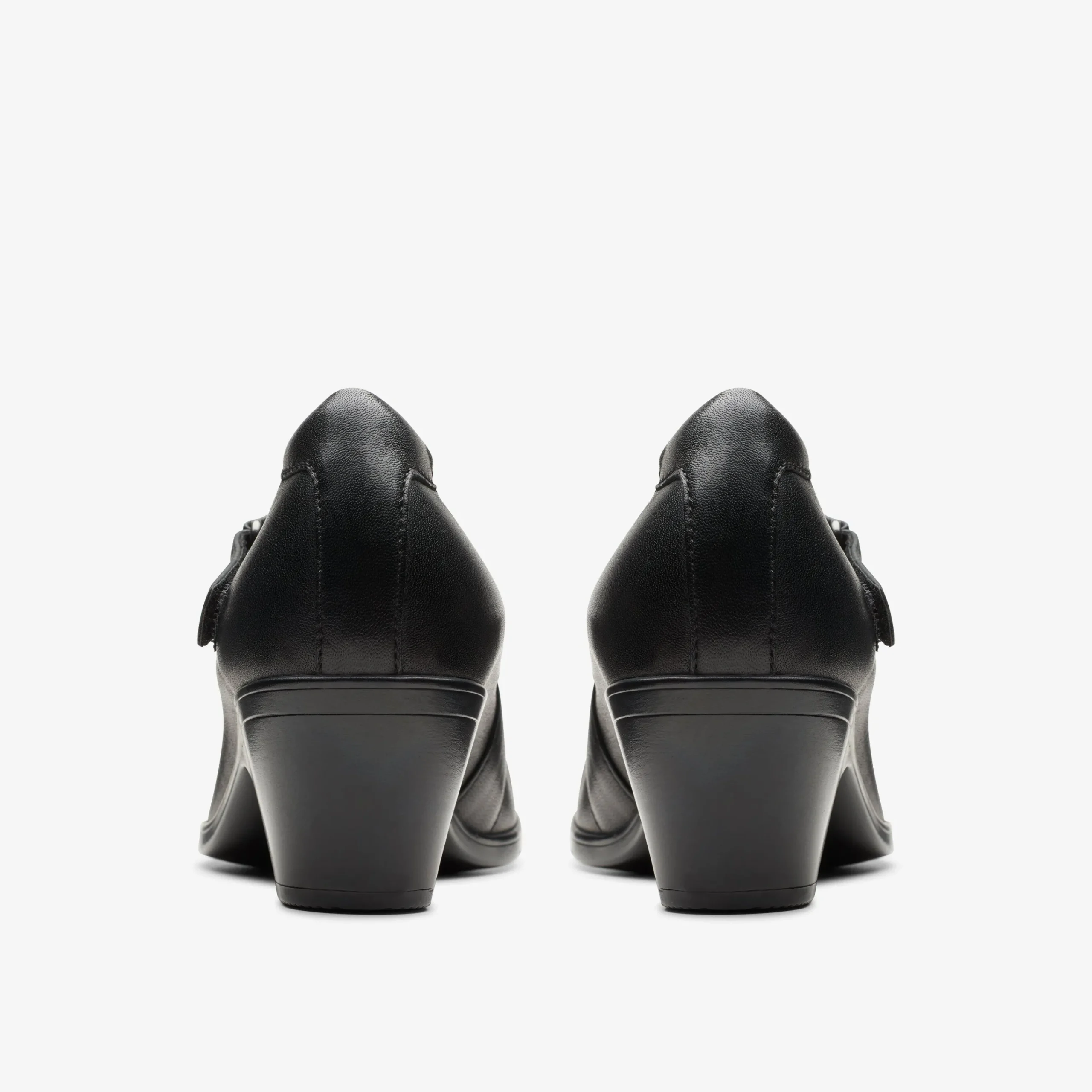 Clearance Emily 2 Mabel Black Leather Women Mary Janes|Heels & Pumps