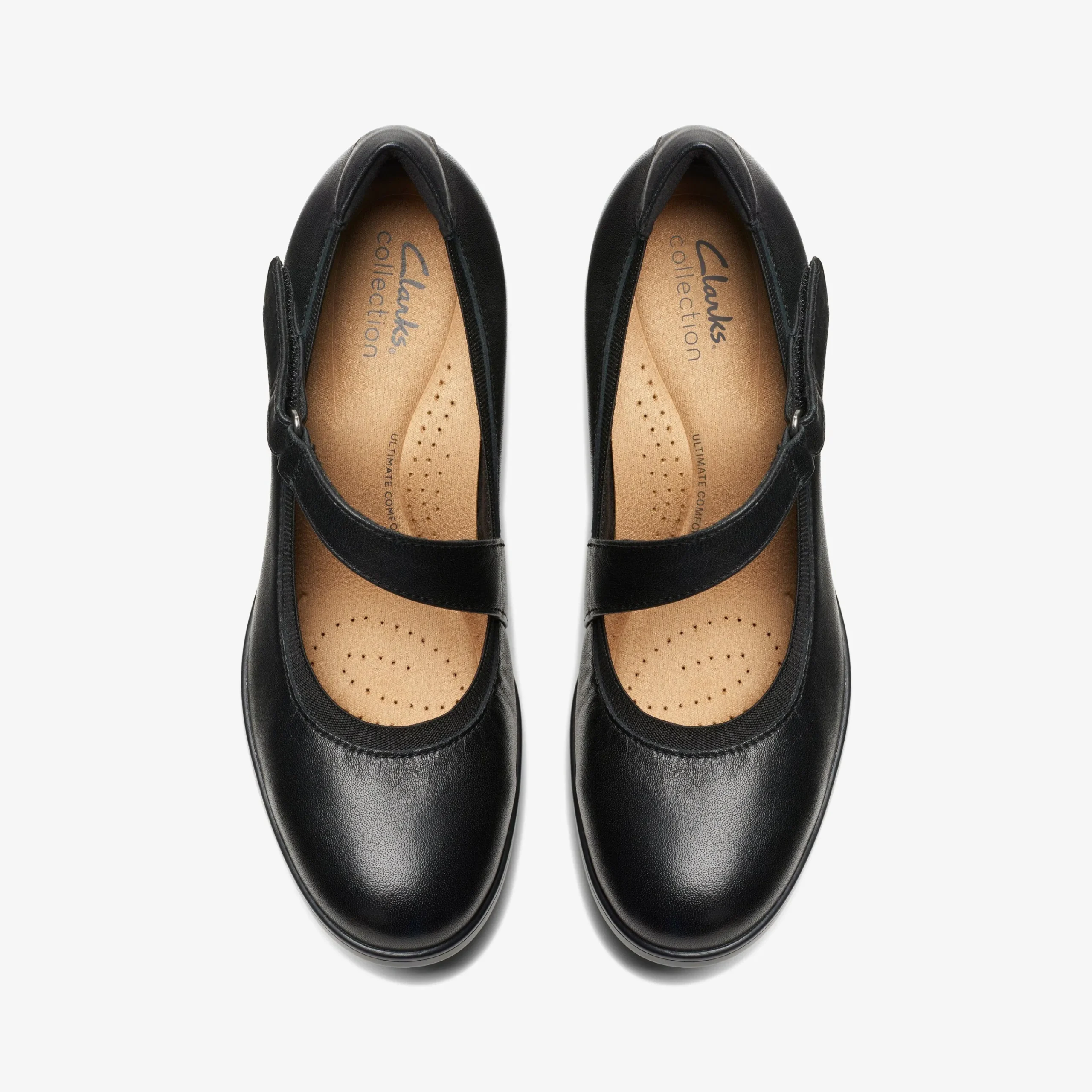Clearance Emily 2 Mabel Black Leather Women Mary Janes|Heels & Pumps