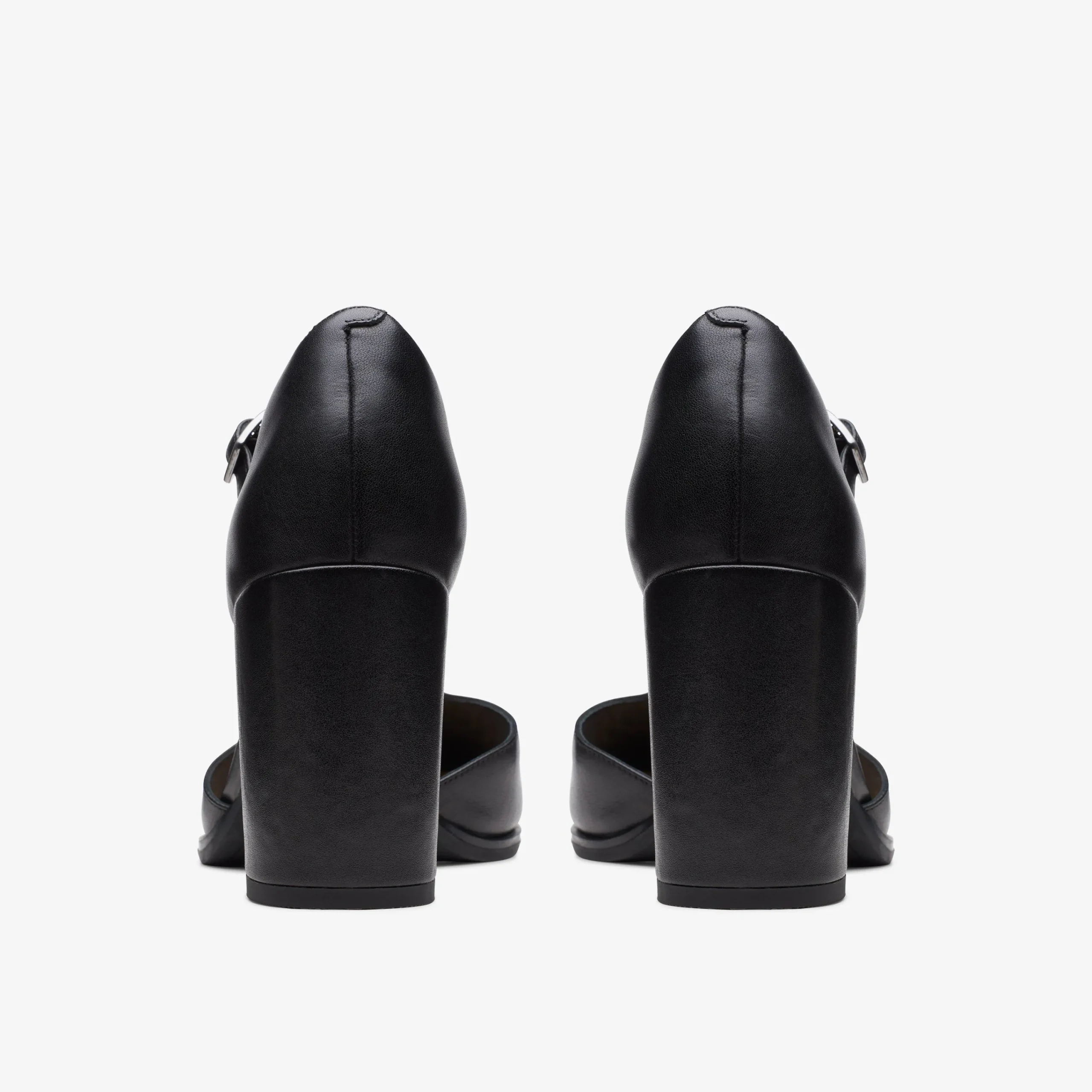 Hot Freva 85 Bar Black Leather Women Dress Shoes|Heels & Pumps