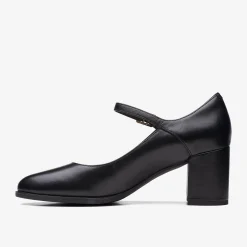 Online Freva 55 Strap Black Leather Women Mary Janes|Dress Shoes
