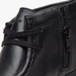 Outlet Goal Wally Kid Black Leather Kids Crib & Toddlers (Size 0-10)|Little Kids (Size 10.5-3)