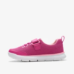 New Hoop Run Kid Pink Synthetic Kids Crib & Toddlers (Size 0-10)|Little Kids (Size 10.5-3)