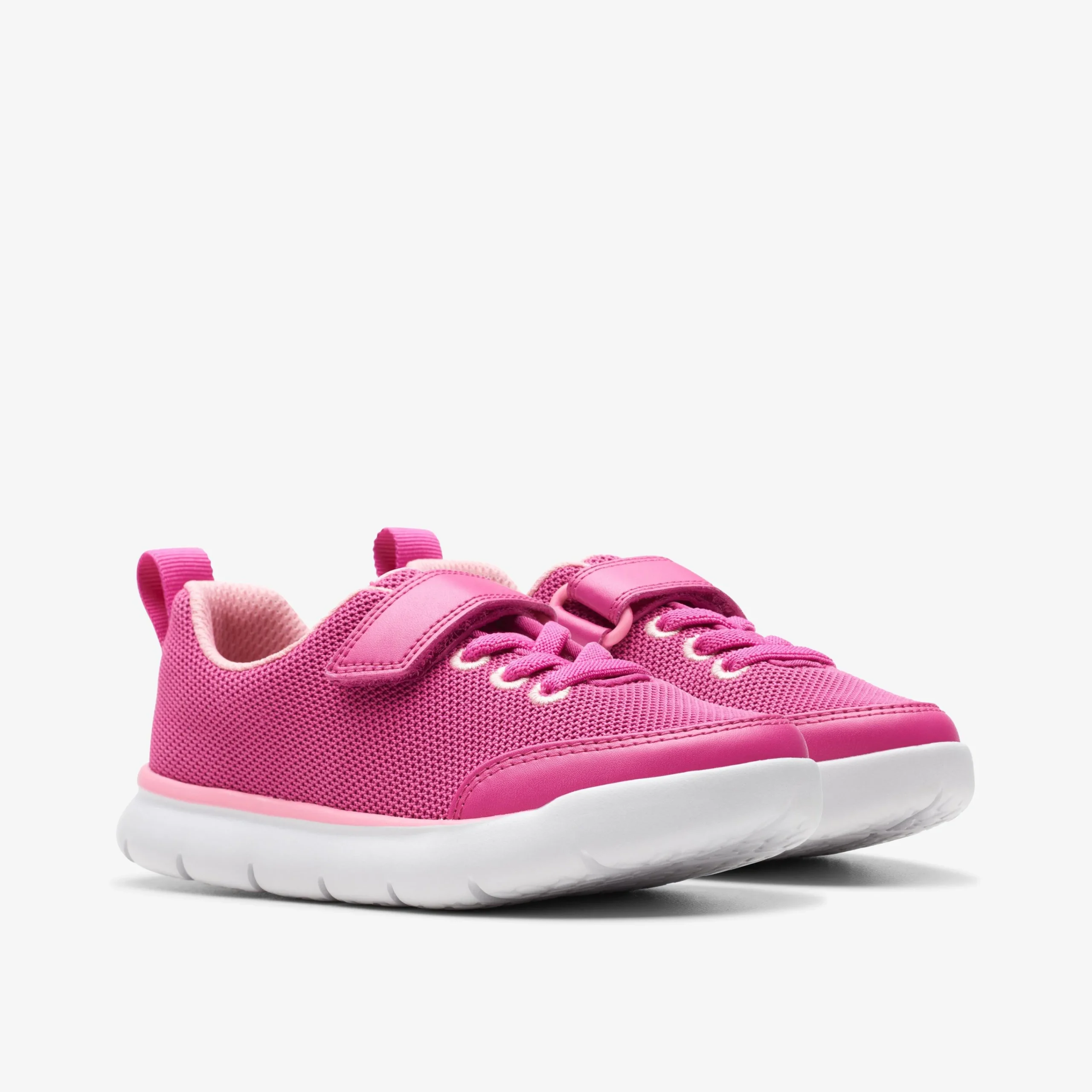 New Hoop Run Kid Pink Synthetic Kids Crib & Toddlers (Size 0-10)|Little Kids (Size 10.5-3)