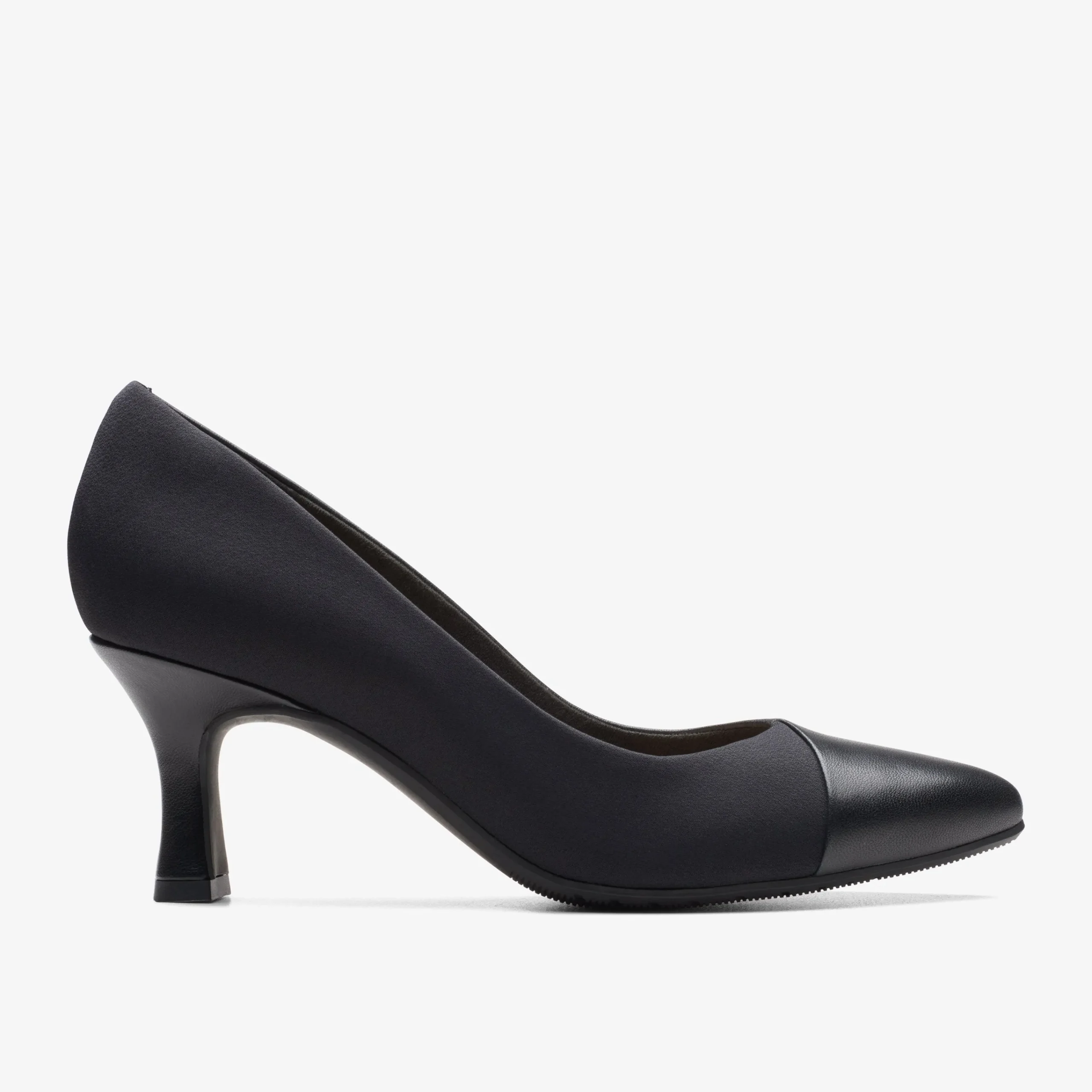 New Kataleyna Rose Black Leather Women Dress Shoes|Heels & Pumps