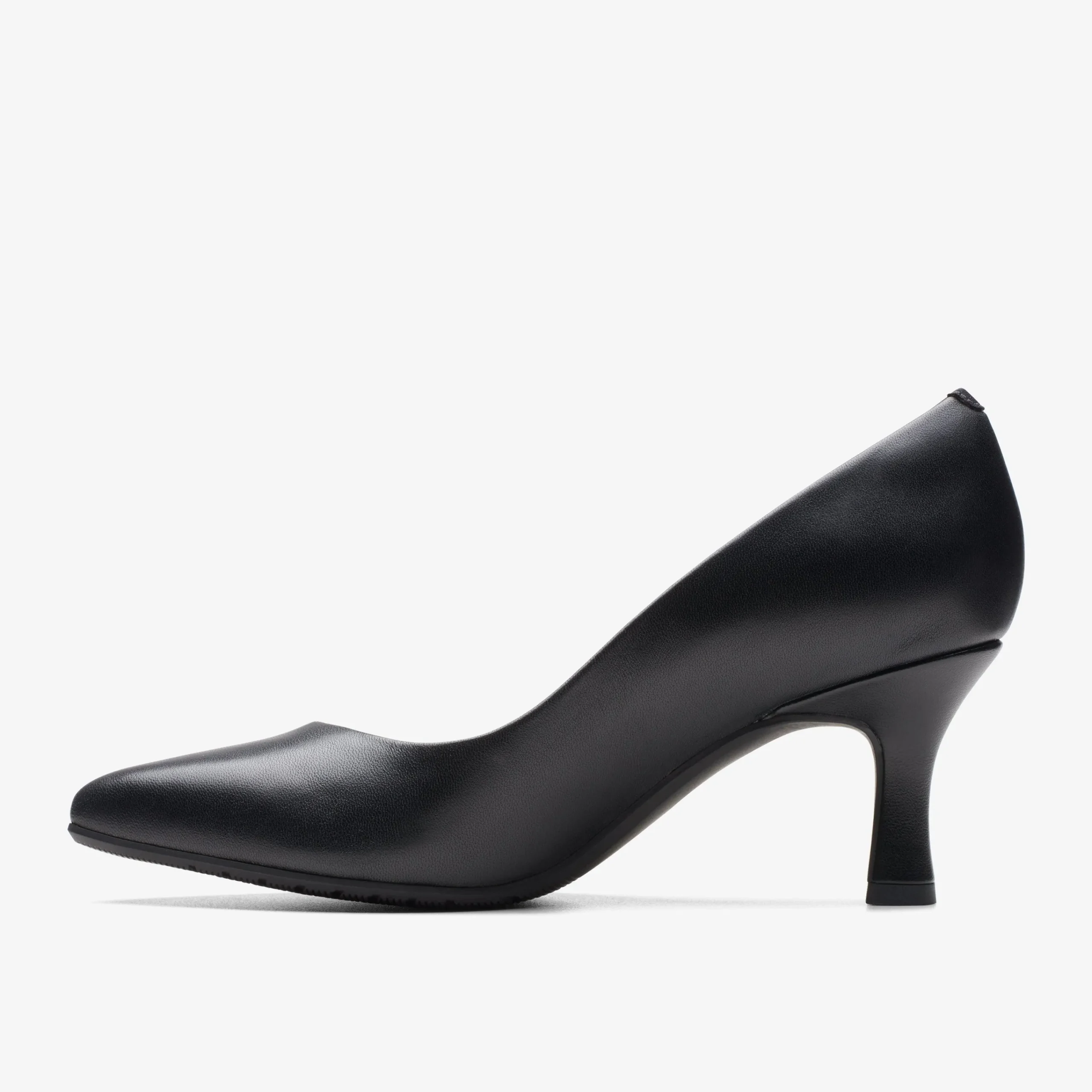 New Kataleyna Rose Black Leather Women Dress Shoes|Heels & Pumps