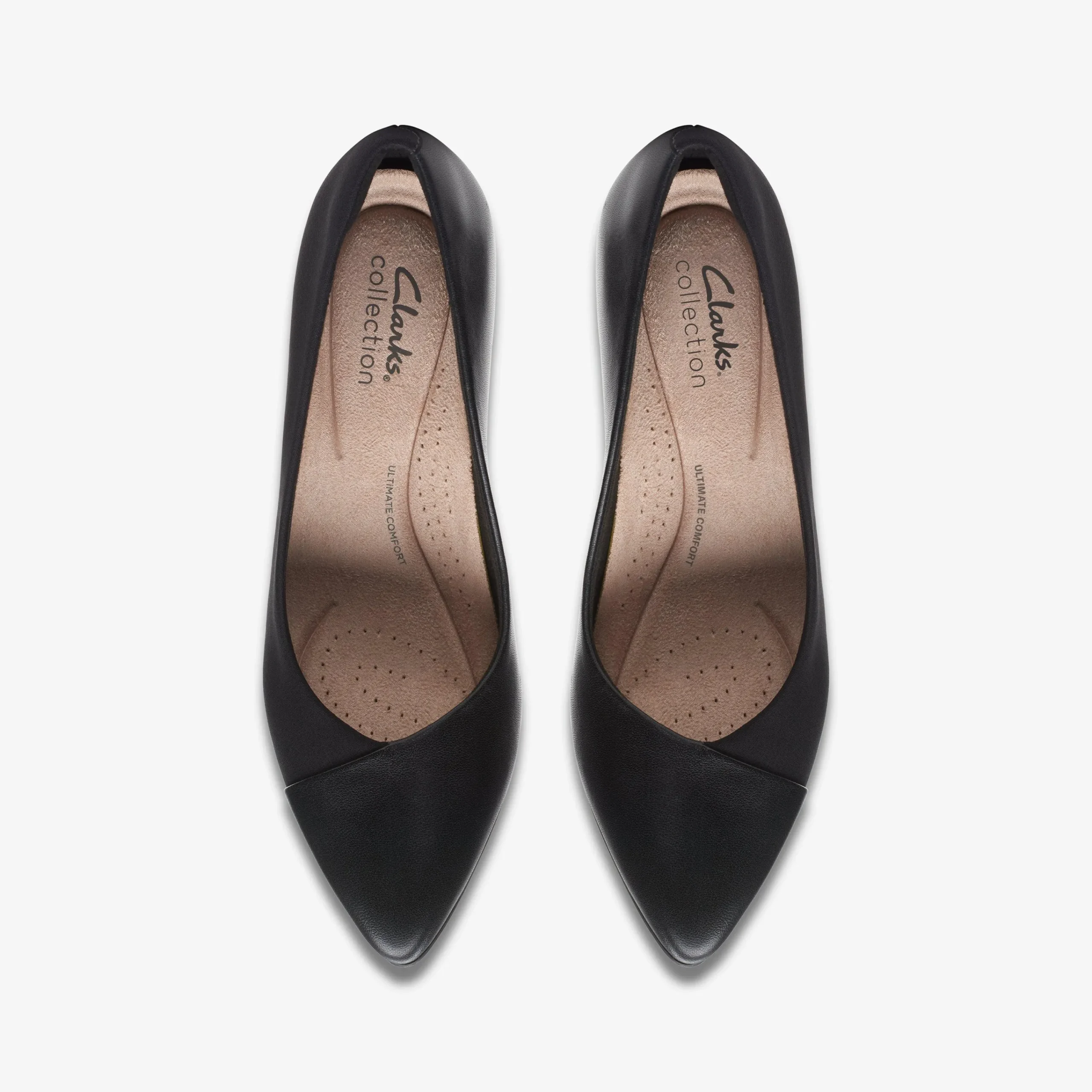 New Kataleyna Rose Black Leather Women Dress Shoes|Heels & Pumps