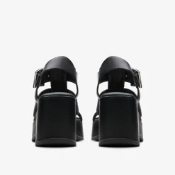 Outlet Manon Cove Black Leather Women Sandal Preview|Sandals & Flip Flops