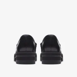 Orianna Bit Black Leather Women Trend Edit|Loafers & Oxfords
