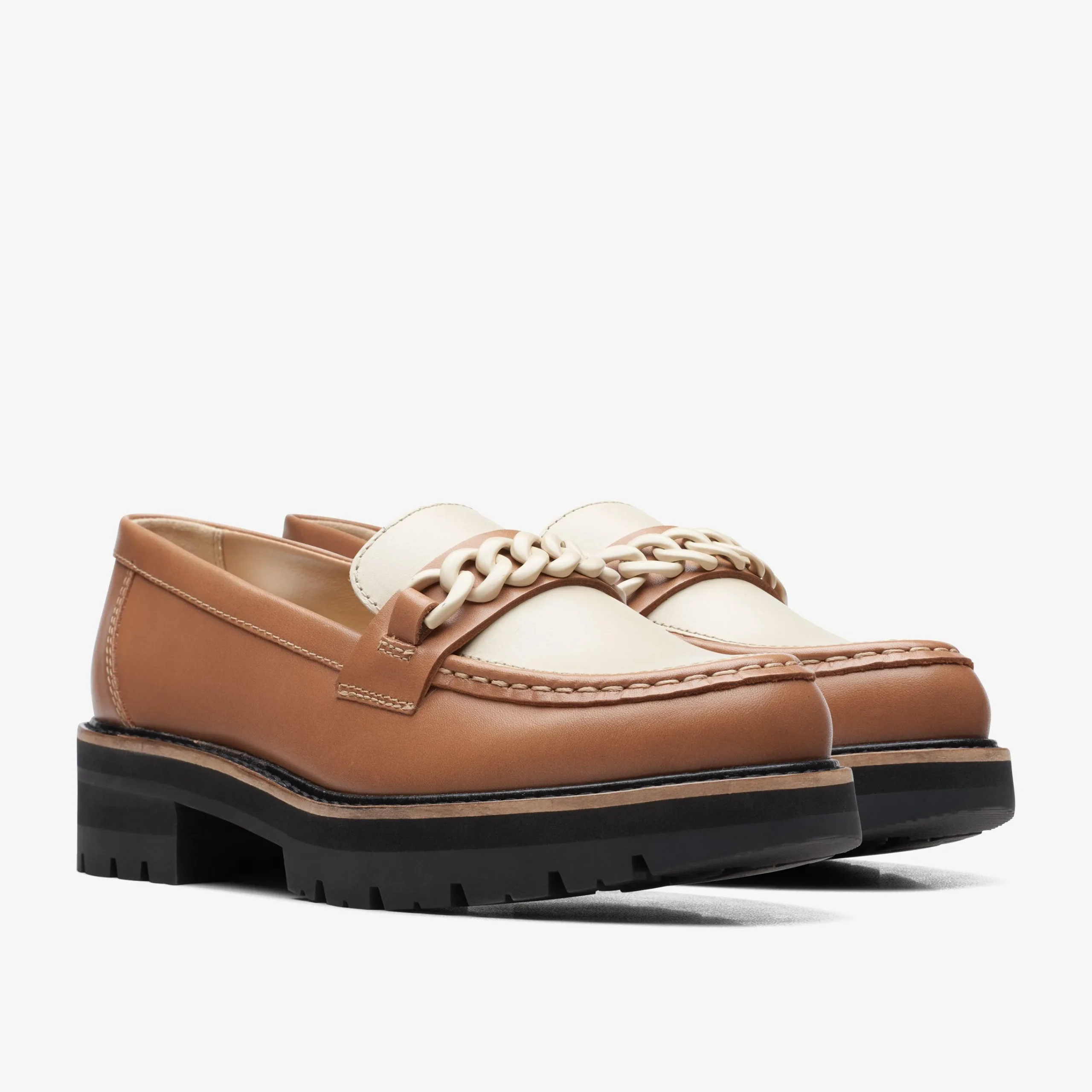 New Orianna Edge Praline Combination Women Loafers & Oxfords|Dress Shoes