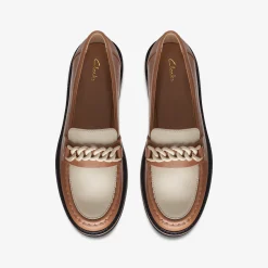 New Orianna Edge Praline Combination Women Loafers & Oxfords|Dress Shoes