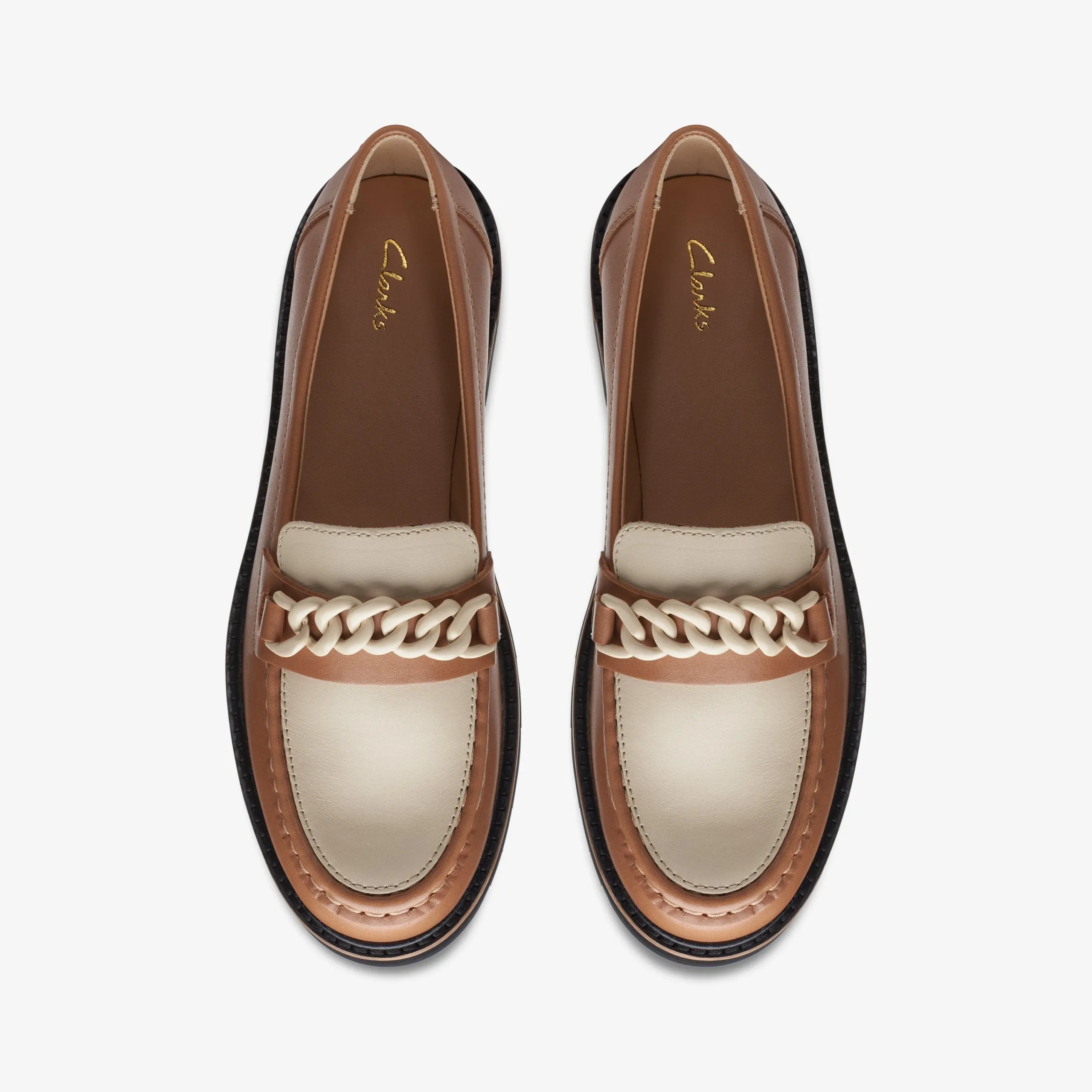 New Orianna Edge Praline Combination Women Loafers & Oxfords|Dress Shoes