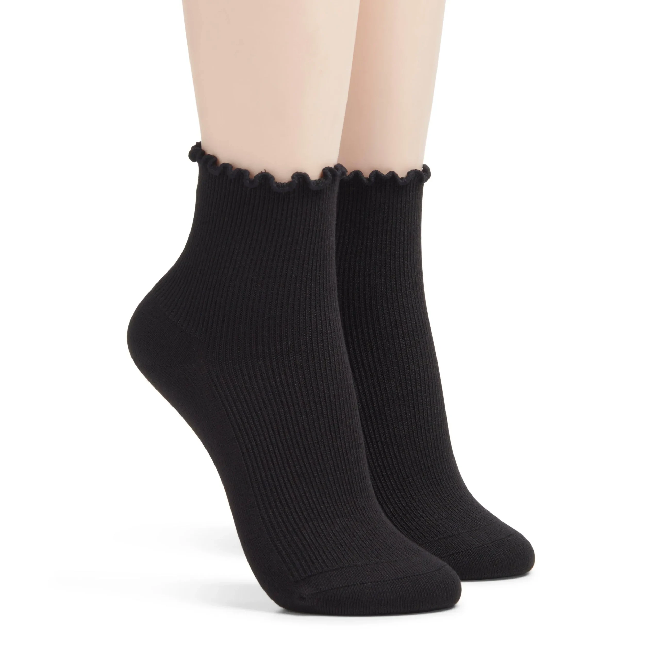 Rosewelt Crew Black/Black Women Accessories|Socks