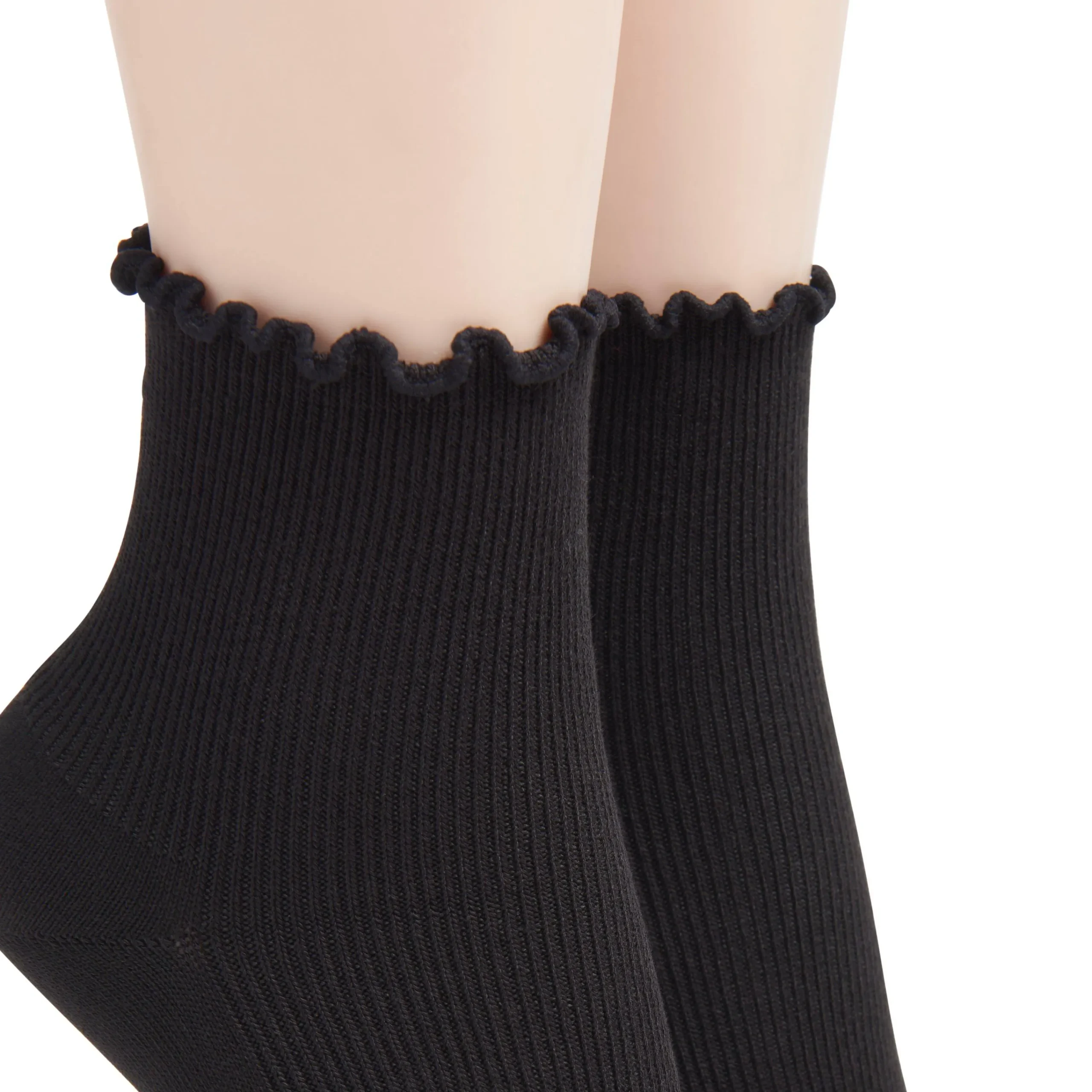 Rosewelt Crew Black/Black Women Accessories|Socks