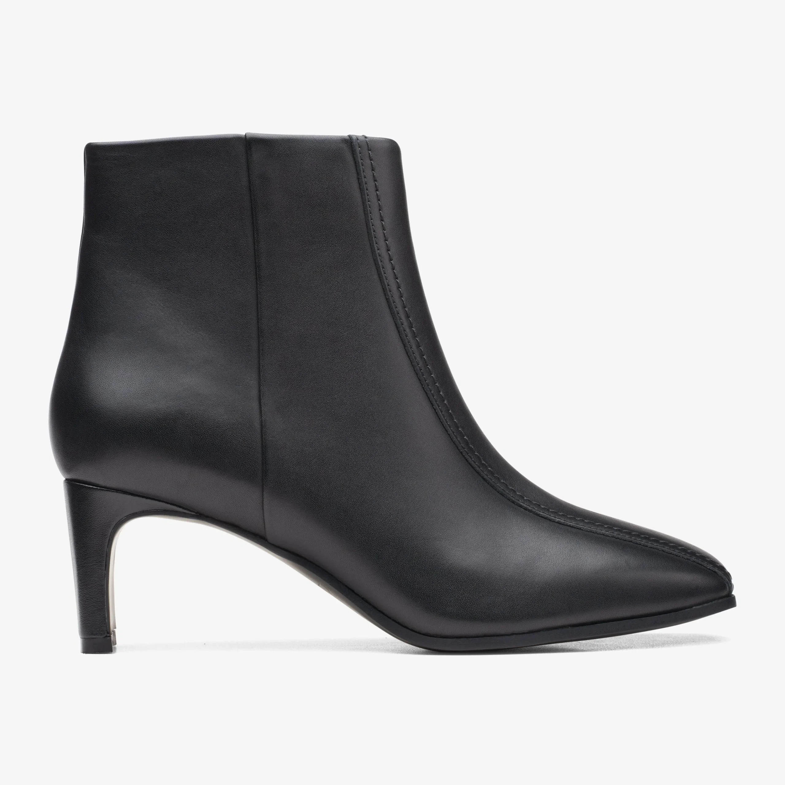 Online Seren 55 Top Black Leather Women Boots & Booties|Dress Shoes