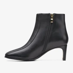 Online Seren 55 Top Black Leather Women Boots & Booties|Dress Shoes