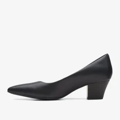 Discount Teresa Step Black Leather Women Dress Shoes