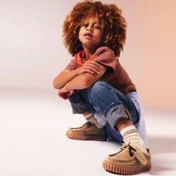 Hot Torhill Lo Kid Dark Sand Suede Kids Little Kids (Size 10.5-3)|Big Kids (Size 3.5-7)