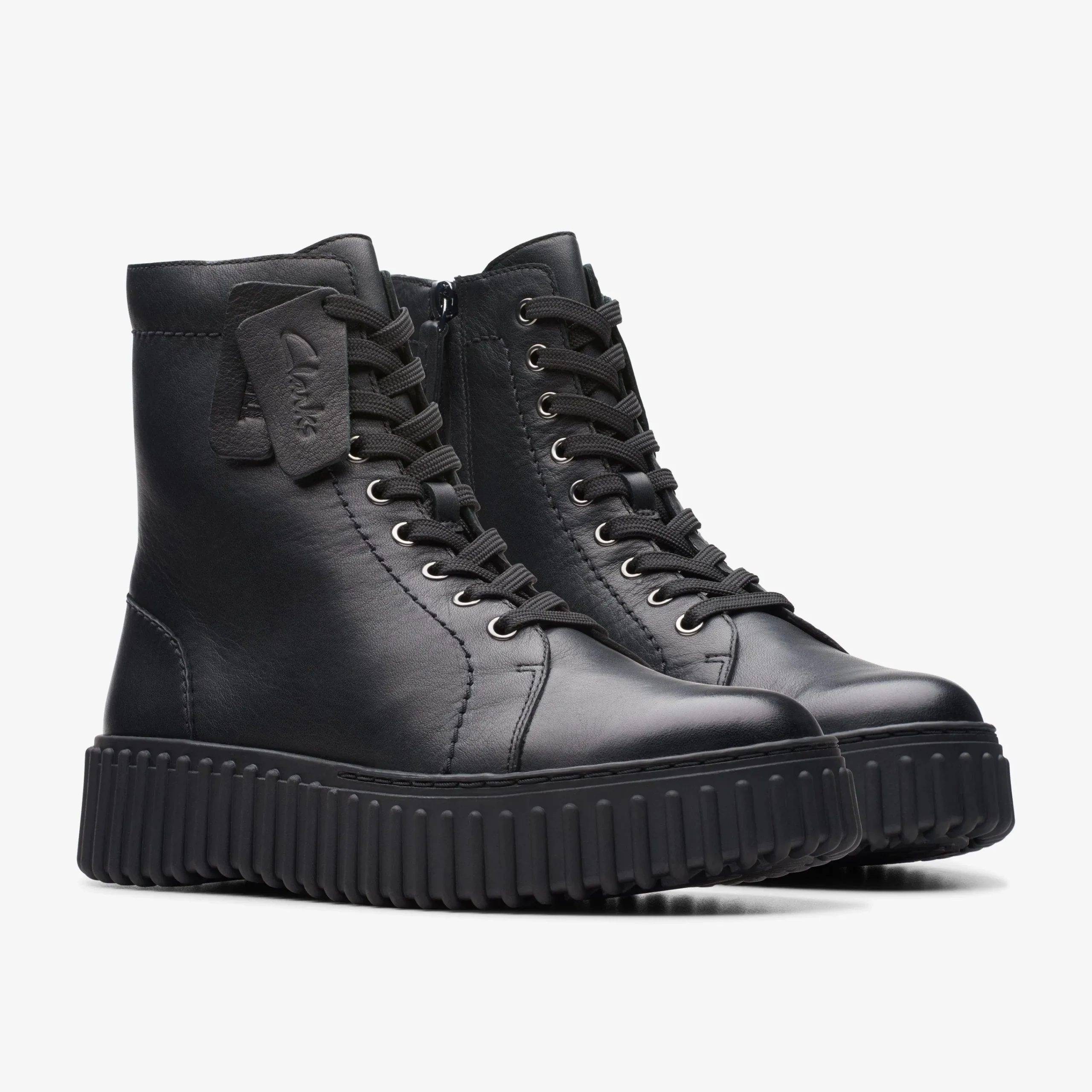 Discount Torhill Rise Black Leather Women Boots & Booties|Torhill Collection