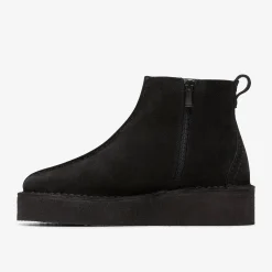 Discount Trek Wedge Boot Black Suede Women Boots & Booties|Originals