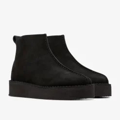 Discount Trek Wedge Boot Black Suede Women Boots & Booties|Originals