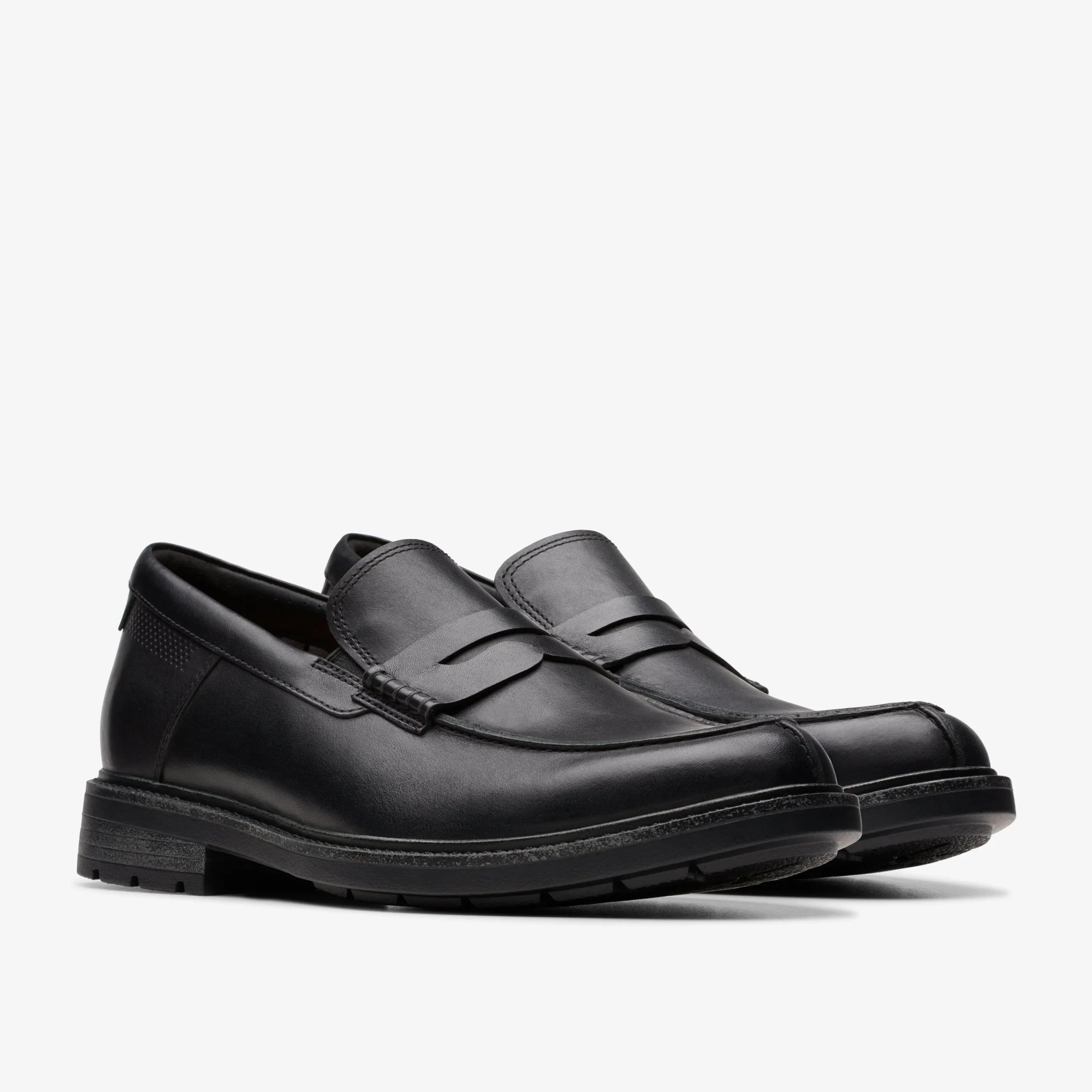 Hot Un Shire Step Black Leather Casual Dress Shoes|Dress Shoes