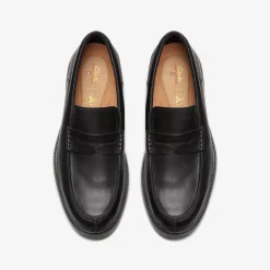 Hot Un Shire Step Black Leather Casual Dress Shoes|Dress Shoes