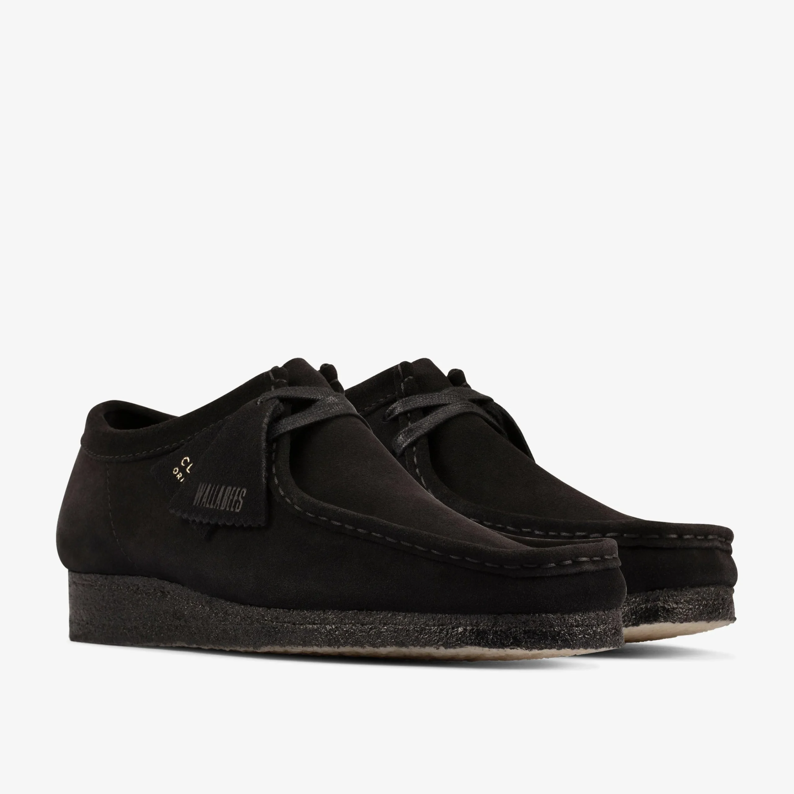 Wallabee Black Suede Wallabees|Wallabees