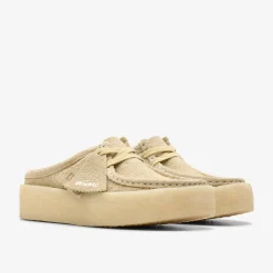 Wallabee Cup Lo Light Maple Women Clogs & Mules|Originals