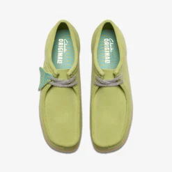 Wallabee Pale Lime Suede Wallabees|Wallabees