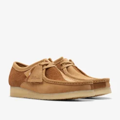 Outlet Wallabee Tan Combination Wallabees|Wallabees