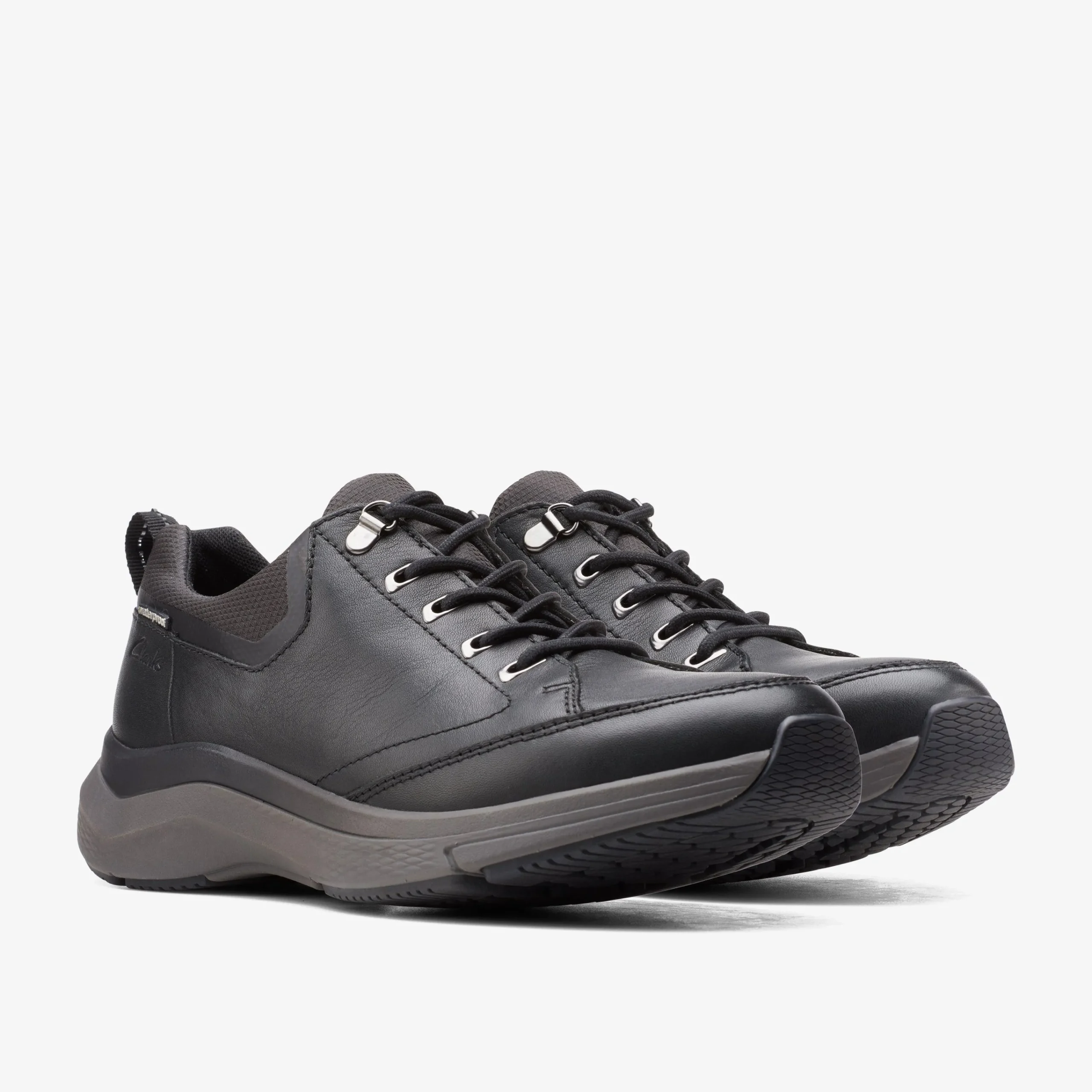 Sale Wave 2.0 Vibe Black Leather Sneakers