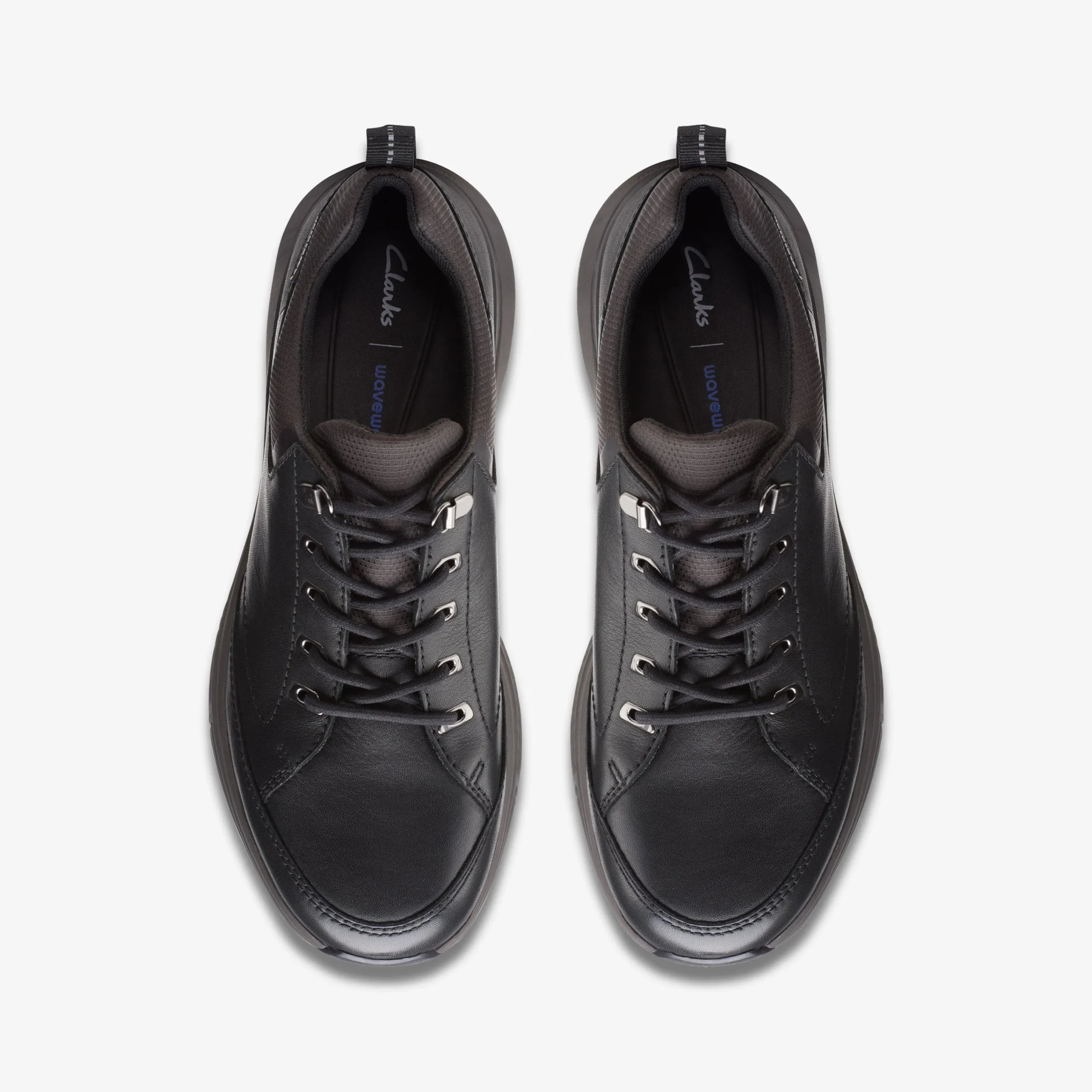 Sale Wave 2.0 Vibe Black Leather Sneakers
