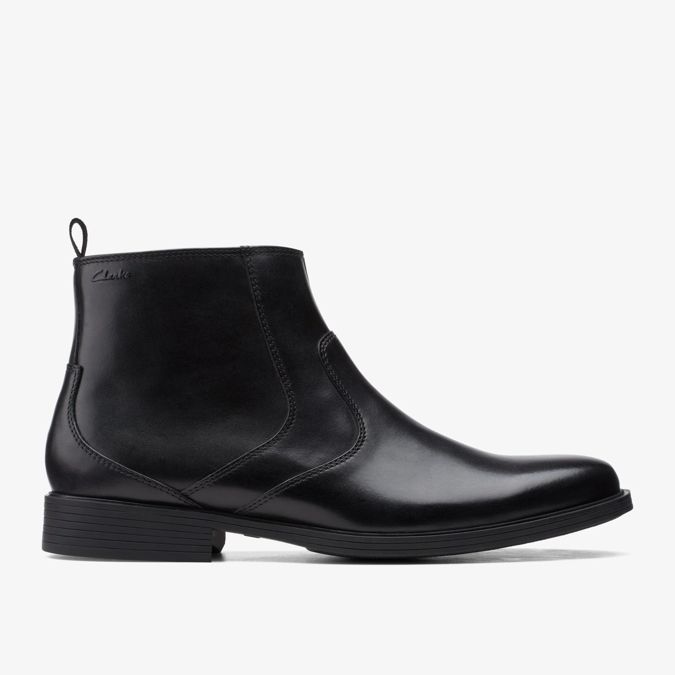 Best Whiddon Zip Black Leather Dress Shoes|Boots