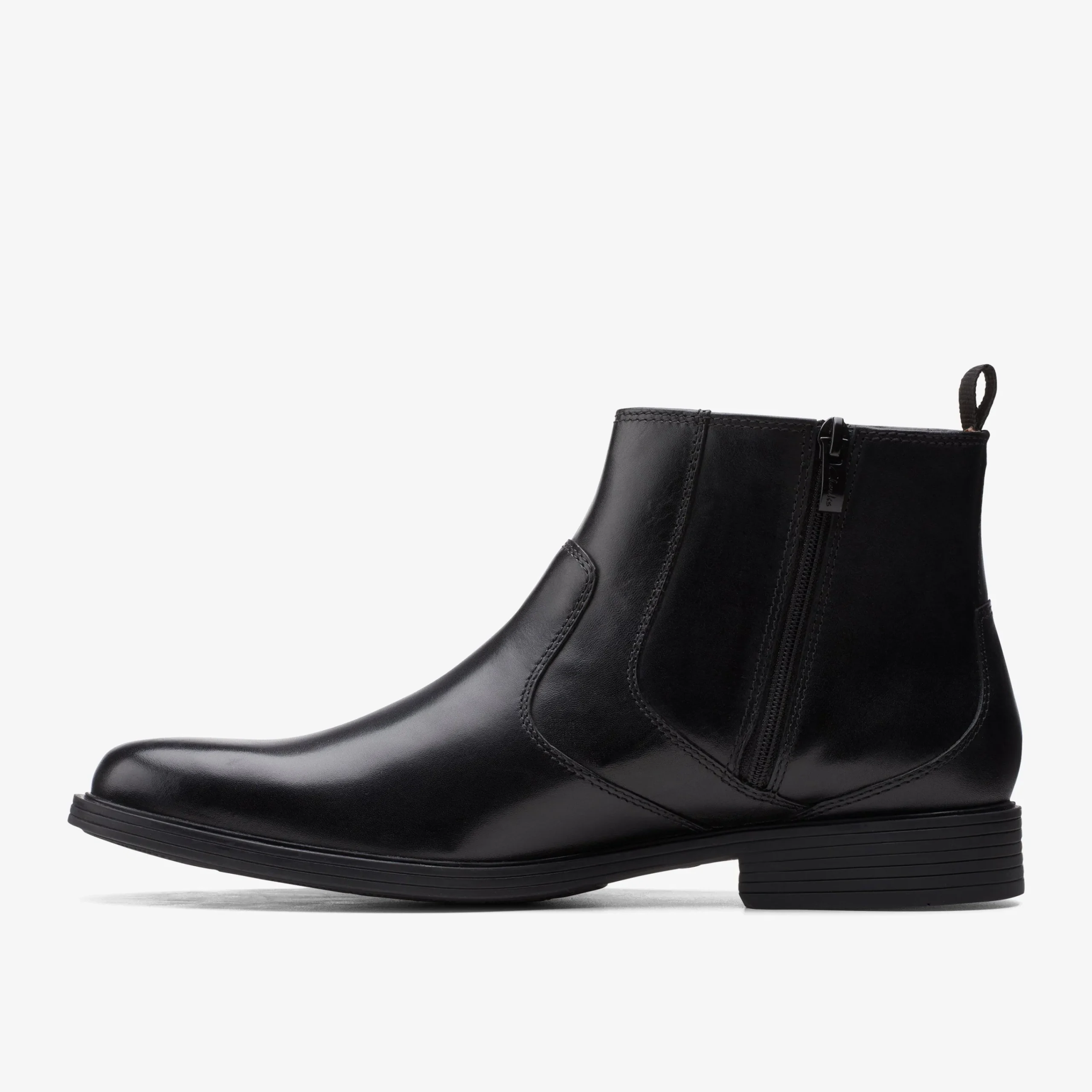 Best Whiddon Zip Black Leather Dress Shoes|Boots